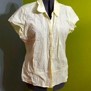 Yellow summer button up